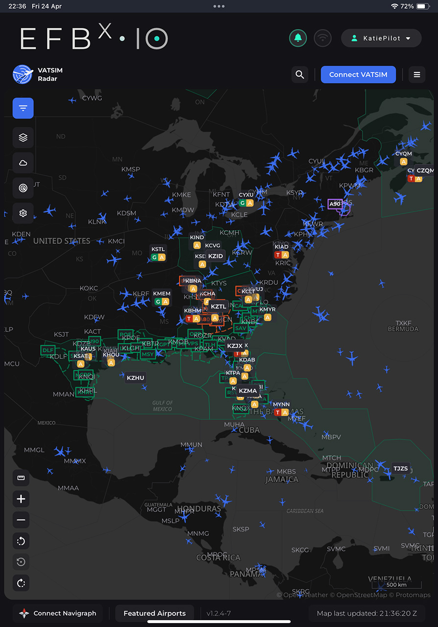 VATSIM Radar Portrait
